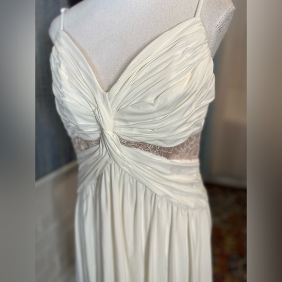 BCBG Max Azria Cream Cocktail Dress - Picture 6 of 10